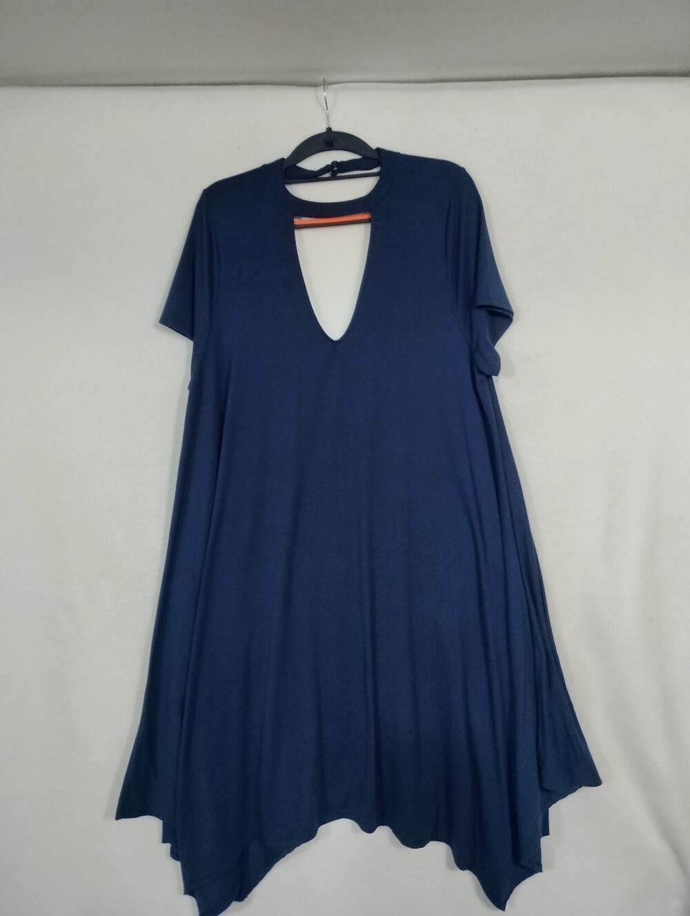 torrid Navy Blue Top with Crew Neck